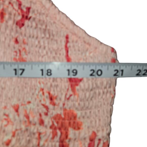 Lane Bryant Women 24 Floral Maxi Dress Smocked Tiered Flowy Cottagecore Vacation - Picture 10 of 12